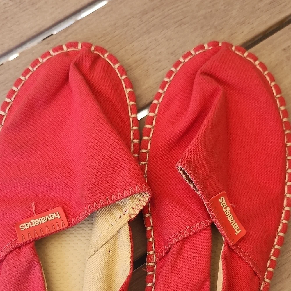 Havaianas Women's Red Espadrilles